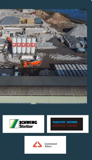 Integratie met operationele verwerkings- en controlesystemen en -instrumenten voor beton