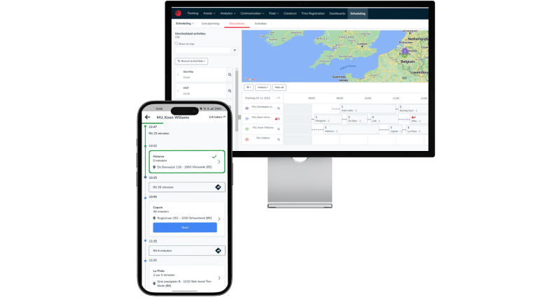 Suivo Scheduling app interface